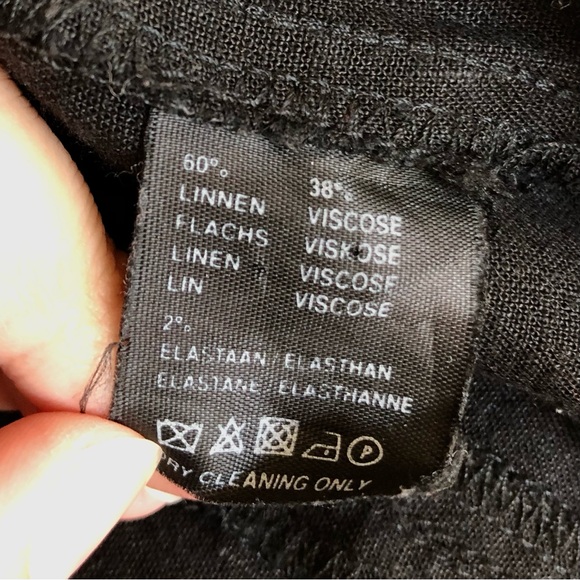 Stills Black Linen Safari Style Dress - Picture 14 of 16